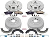 KOE15059DK Autospecialty Front and Rear Replacement Brake Kit-Oe Brake Drums & Ceramic Brake Pads