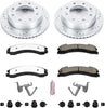K6258-36 Front Z36 Truck & Tow Brake Kit, Carbon Fiber Ceramic Brake Pads and Drilled/Slotted Brake Rotors