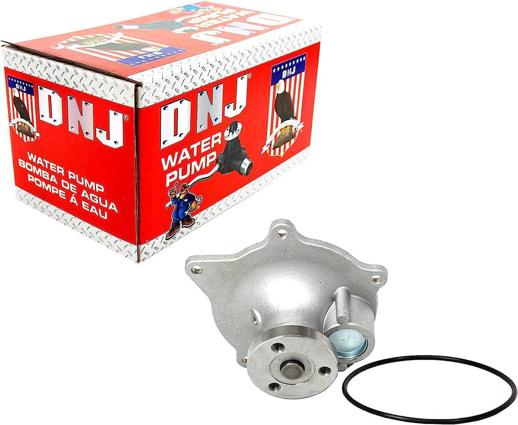 DNJ WP1136 Water Pump/For 1990-2000/ Chrysler, Dodge, Plymouth/Caravan, Dynasty, Grand Caravan, Grand Voyager, Imperial, New Yorker, Town & Country, Voyager/ 3.3L, 3.8L/ OHV/ V6/ 12V