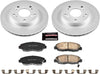 CRK2384 Coated Brake Rotor & Ceramic Brake Pads- Front