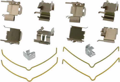 Gold 18K1009X Front Disc Brake Caliper Hardware Kit with Clips and Springs