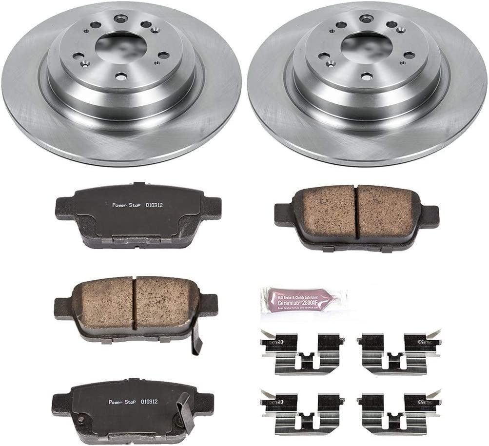 KOE5854 Autospecialty Rear Replacement Brake Kit-Oe Brake Rotors & Ceramic Brake Pads