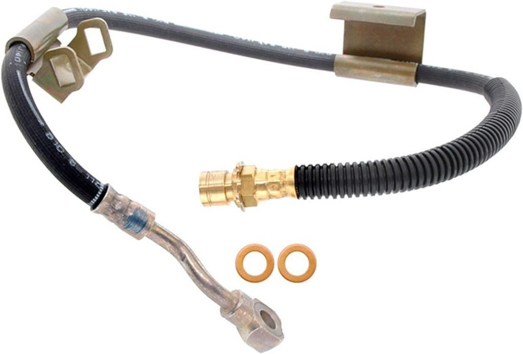 Professional 18J1655 Front Passenger Side Hydraulic Brake Hose Assembly