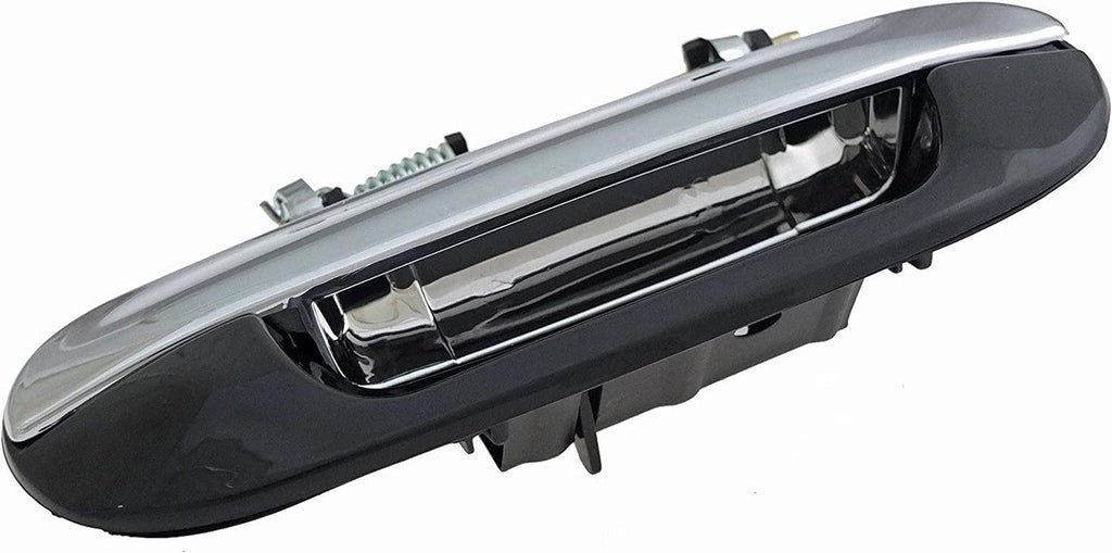 Dorman 88192 Rear Passenger Side Exterior Door Handle Compatible with Select Models, Chrome Lever and Smooth Black Housing