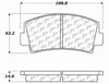 Centric Front Disc Brake Pad for RX-7, B2000, Courier (105.00760)