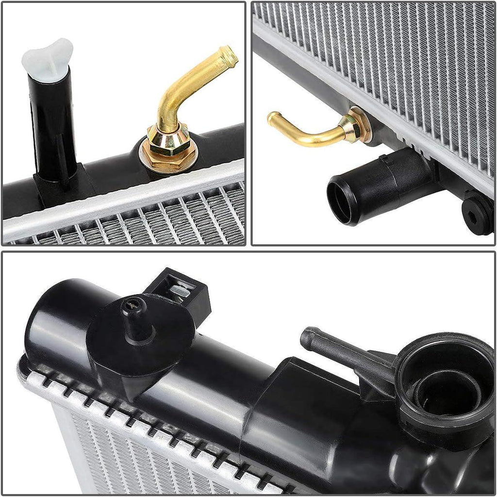 OEM-RA-2454 OE Style Aluminum Core Radiator DPI 2454 Compatible with 01-07 Highlander AT/MT, 28-11/16" W X 17-5/8" H X 1" D, 1-5/16" Inlet, 1-5/16" Outlet
