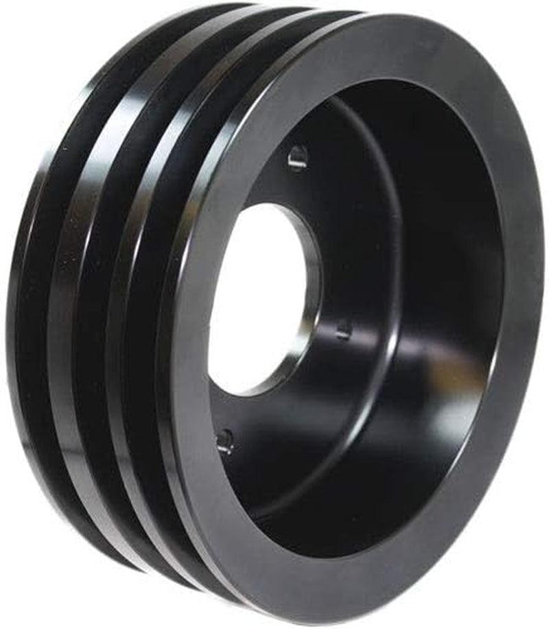 730006 Crankshaft Pulley 1968-1970 Pontiac 326-455 4-Bolt Triple Gro
