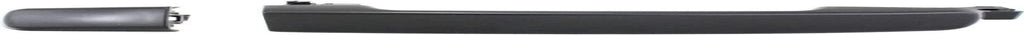 for Nissan Quest Exterior Door Handle Rear, Driver or Passenger Side Smooth Black (2004-2009) | Trim:All Submodels