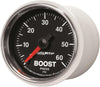 3805 GS 2-1/16" 0-60 PSI Mechanical Boost Gauge