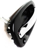 for Cadillac Escalade Exterior Door Handle Front, Passenger Side Smooth Black Bezel with Chrome Lever (2002-2006) | with Key Hole | Trim: Base | GM1311187 | 15745148