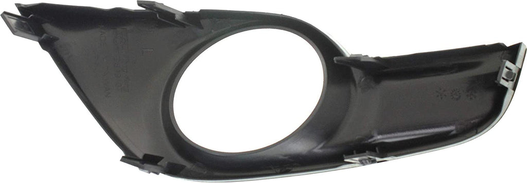Fog Light Trim Compatible with 2013-2015 Nissan Altima Textured Front, Driver Side