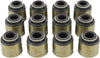 DNJ VSS4122 Valve Stem Seal (Viton) for 1996-1998, Ford, Mercury, Cougar, E-150, E-150, E-250, F-150, Mustang, Thunderbird, Windstar, 3.8L, 4.2L, OHV, V6, 12V, 232Cid, 256Cid, VIN 2, VIN 4