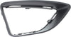 Front Fog Lamp Molding Compatible with 2010-2012 Ford Fusion Set of 2 Passenger and Driver Side Textured Black S/SE Models