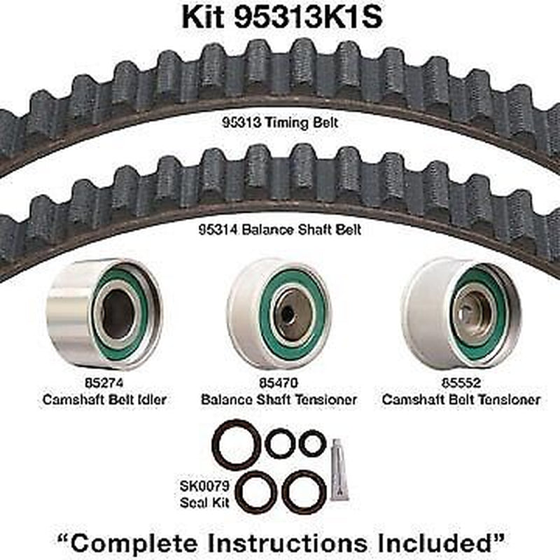 Dayco Engine Timing Belt Kit for Santa Fe, Optima, Sonata, Magentis 95313K1S