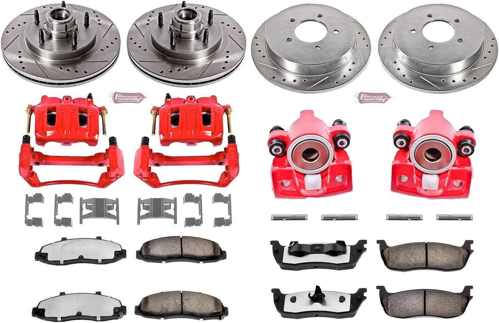 KC1864-36 Front & Rear Z36 Truck and Tow Brake Kit with Calipers