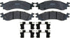 Acdelco 17D1354C Professional Ceramic Rear Disc Brake Pad Set