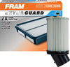 Extra Guard Metal-End Engine Air Filter Replacement, Easy Install W/Advanced Engine Protection and Optimal Performance, CA7369