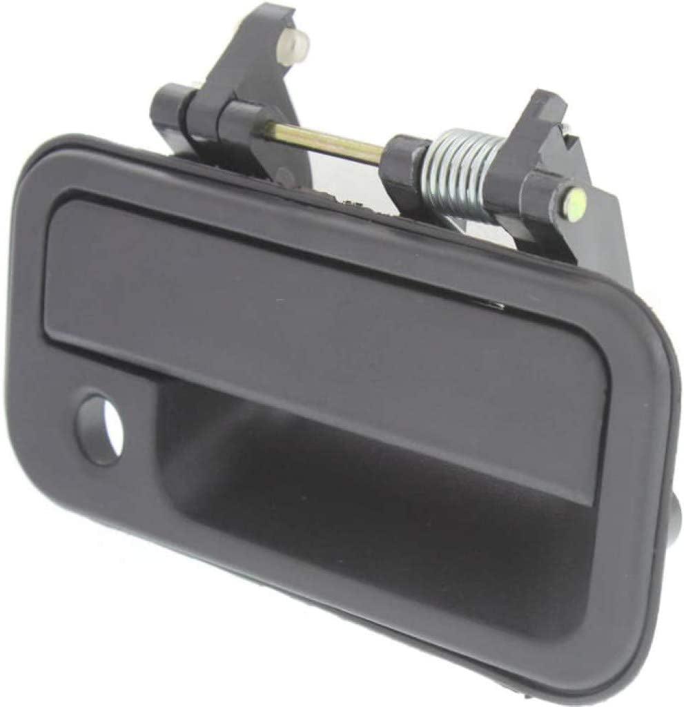 for Isuzu Pickup Exterior Door Handle 1988-1995 Front Passenger Side Textured Black | W/Key Hole| Trim:All Submodels