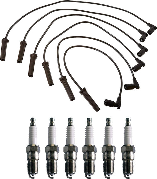 Denso Wire Set 7Mm & 6 U-Groove Design Spark Plugs .06 Kit for Chevy GMC 4.3L V6