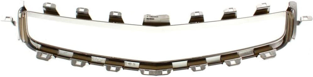 Evan-Fischer Grille Molding Compatible with Chevrolet Malibu 08-12 Center Grille Chrome