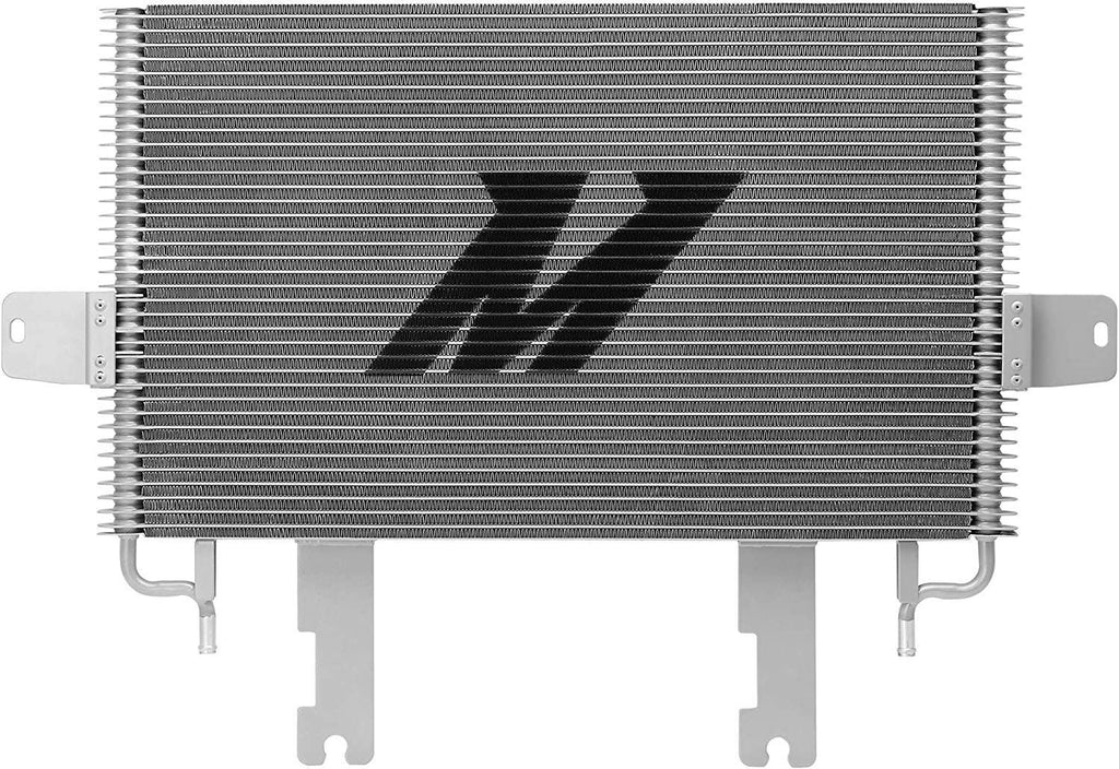 MMTC-F2D-03SL Transmission Cooler Compatible with Ford 6.0 Powerstroke 2003-2007 Silver