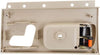 for Lincoln Town Car Interior Door Handle Front, Driver Side Beige Bezel with Chrome/Gold Lever (2003-2011) | Trim:All Submodels