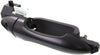 Front Exterior Door Handle Compatible with 2000-2007 Ford Focus, Set of 2, Driver and Passenger Side Smooth Black