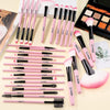 Makeup Brushes,  32Pcs Professional Soft Synthetic Kabuki Cosmetic Eyebrow Shadow Makeup Brush Set Kit