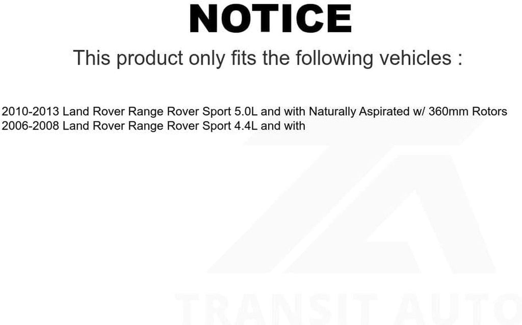 Mpulse Front Disc Brake Pads Wear Sensor SEN-2BWS0195 for 2006-2009 Land Rover Range Sport 4.4L