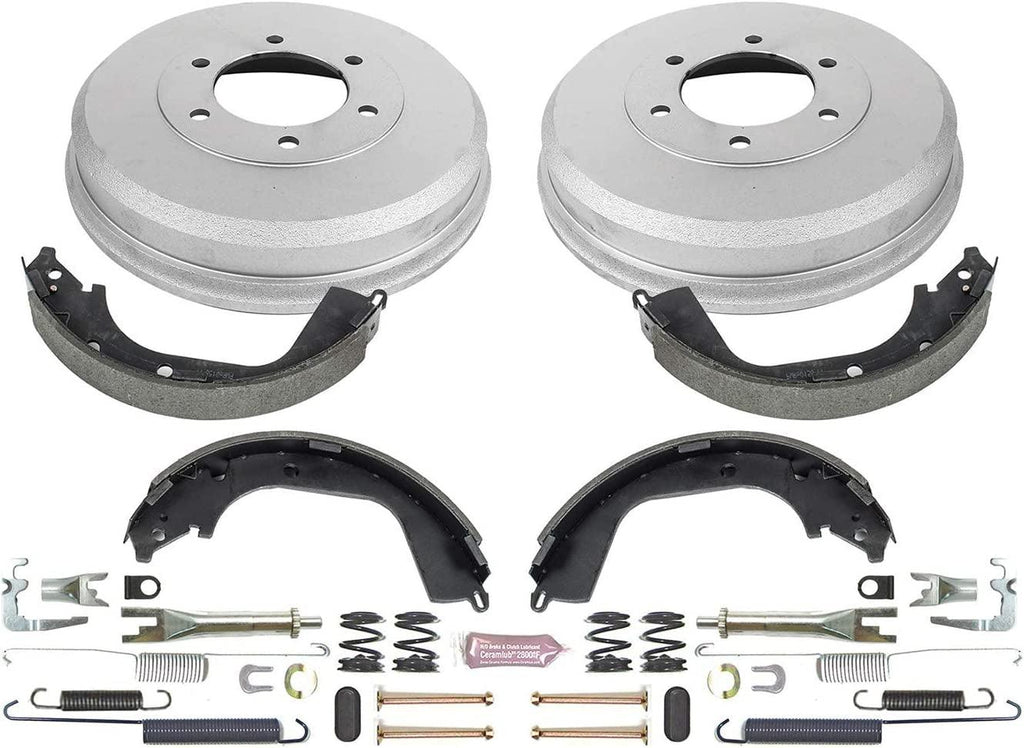 KOE15410DK Autospecialty Rear Replacement Brake Kit-Oe Brake Drums & Ceramic Brake Pads