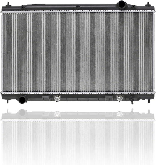 Radiator -  Compatible/Replacement for 13440 14-18 Infiniti Q50 3.7L, 14-18 Q50 Hybrid 3.5L Automatic - Plastic Tank Aluminum Core, with Transmission Oil Cooler