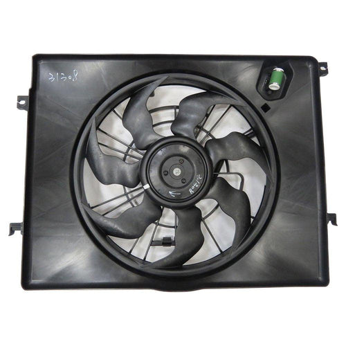 Dual Radiator and Condenser Fan Assembly Fits 2012 Hyundai Sonata