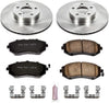 KOE1124 Autospecialty Front Replacement Brake Kit-Oe Brake Rotors & Ceramic Brake Pads