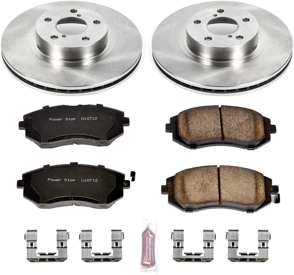 KOE1124 Autospecialty Front Replacement Brake Kit-Oe Brake Rotors & Ceramic Brake Pads