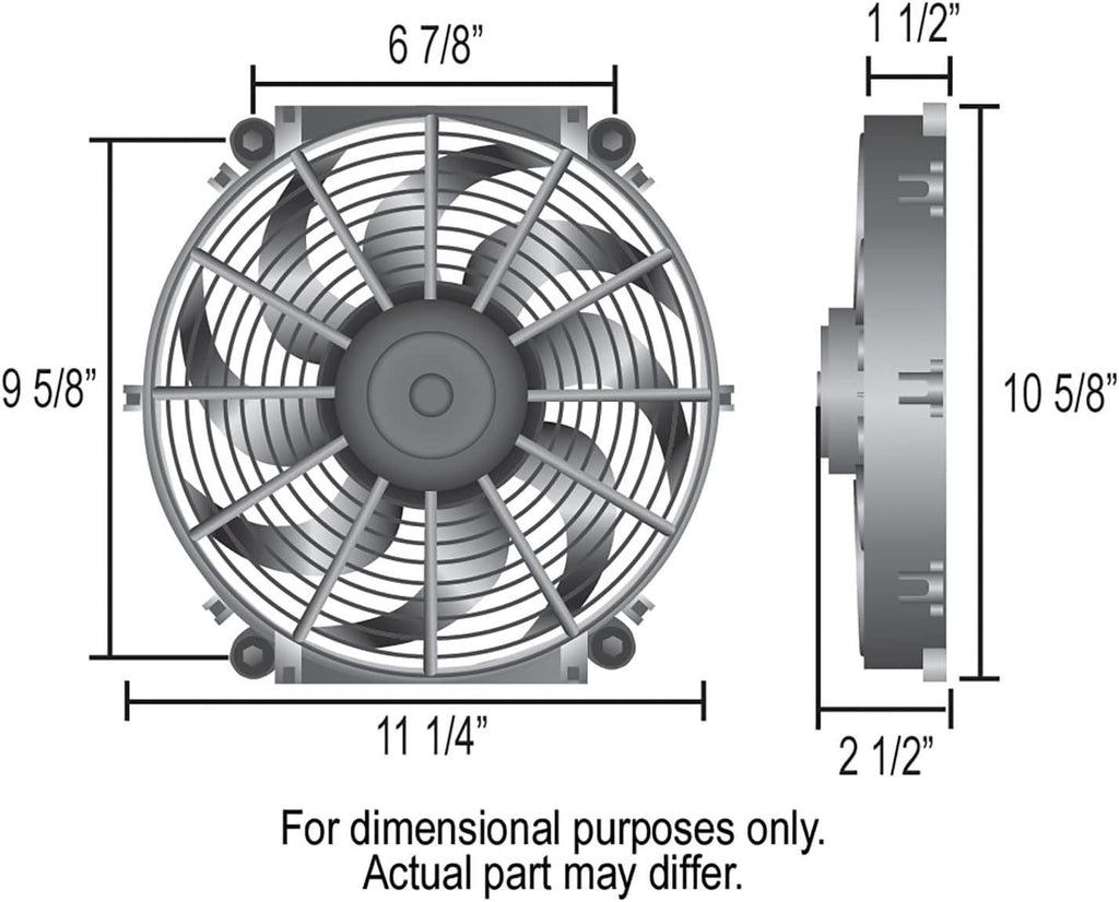 16010 10" Tornado Electric Fan