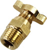 Coolingmaster All Brass Fits Universal Radiator Drain Cocks Plug Petcock, NPT 1/4