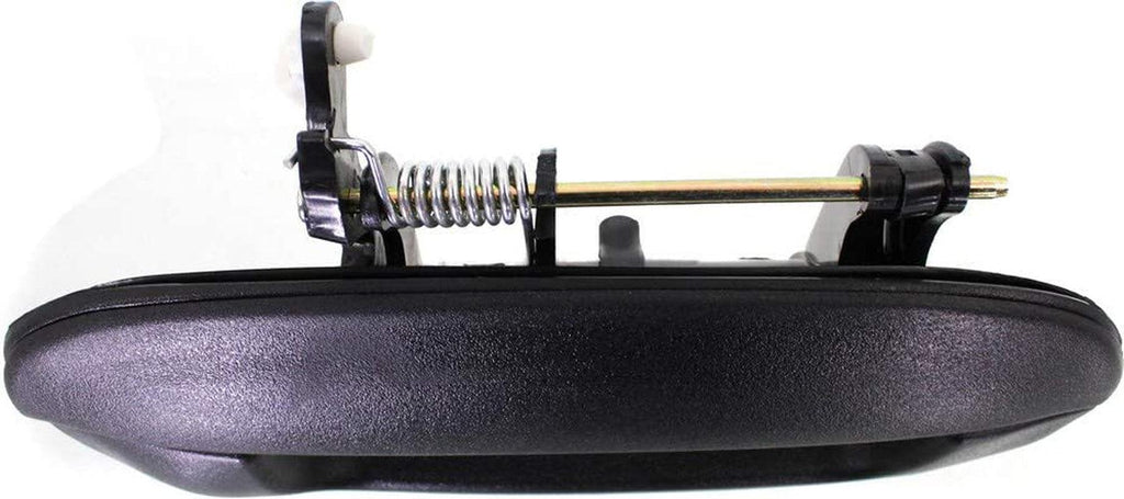 Front and Rear Exterior Door Handle Set of 4 Compatible with 2002-2009 Chevrolet Trailblazer/Gmc Envoy Textured Black Driver and Passenger Side