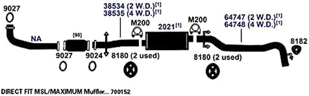 2021 Exhaust Muffler