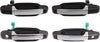 Front and Rear Exterior Door Handle Set of 4 Compatible with 2003-2009 Kia Sorento Chrome Lever with Primed Bezel Driver and Passenger Side