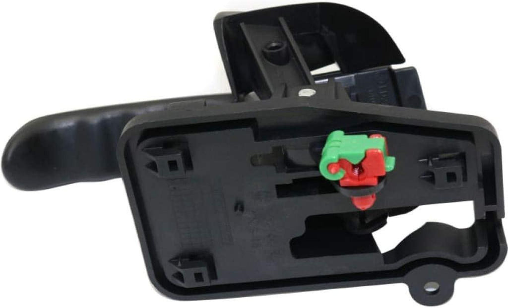 for Ford Explorer Interior Door Handle Rear, Driver Side Textured Black (2002-2005) | with Door Lock Button| Trim:All Submodels