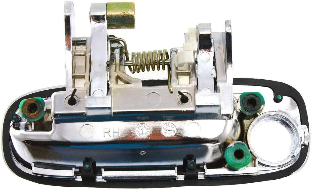 Aftermarket Front Exterior Door Handle Compatible with 1998-2002 Toyota Corollachevrolet Prizm, Set of 2, Driver and Passenger Side, Chrome