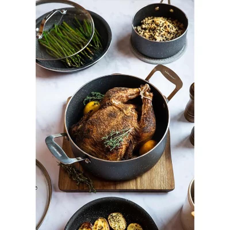 Granitestone 22-Piece Non-Stick Aluminum Cookware Set with Utensils