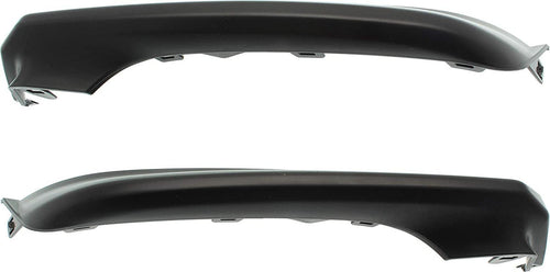 Evan-Fischer Aftermarket Front Bumper Trim Set of 2 Compatible with 2018-2020 Toyota Camry Driver and Passenger Side Lower