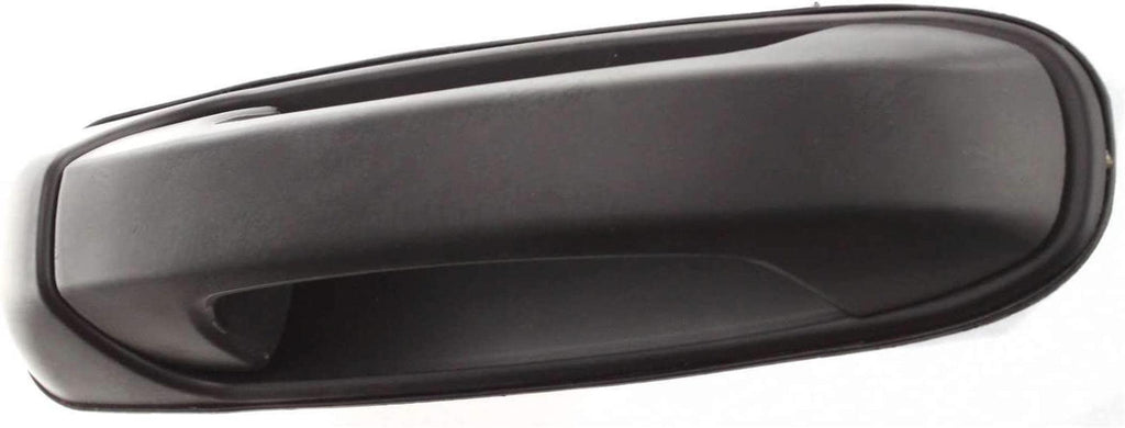 Front and Rear Door Handle Compatible with 1999-2004 Jeep Grand Cherokee outside Set of 4 Smooth Black Passenger and Driver Side