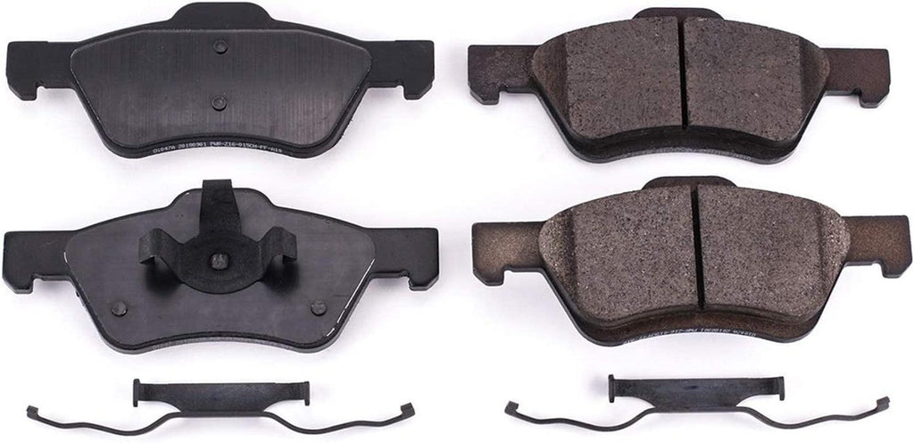17-1047, Z17 Front Ceramic Brake Pads with Hardware