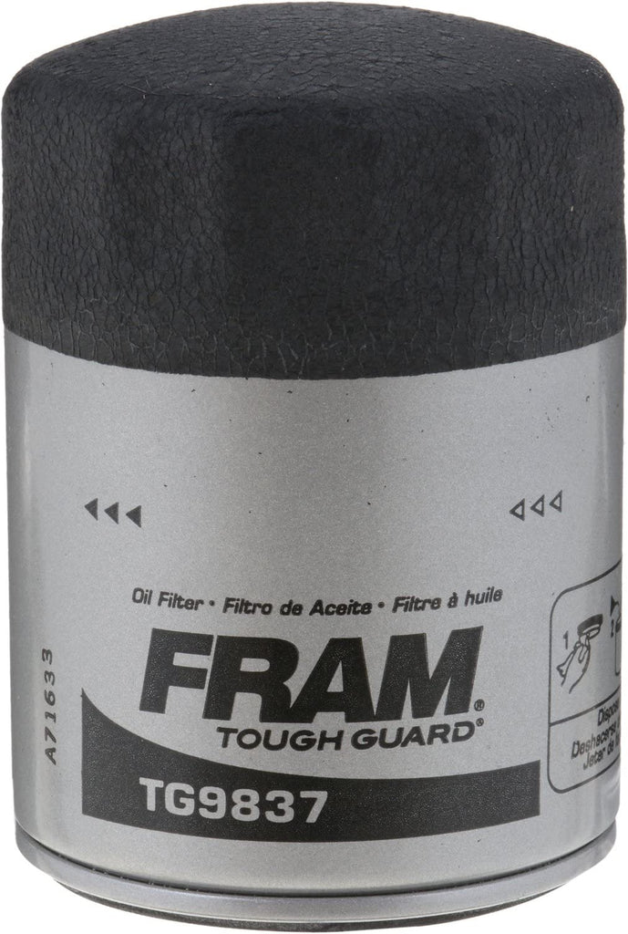 Tough Guard Replacement Oil Filter TG9837, Designed for Interval Full-Flow Changes Lasting up to 15K Miles