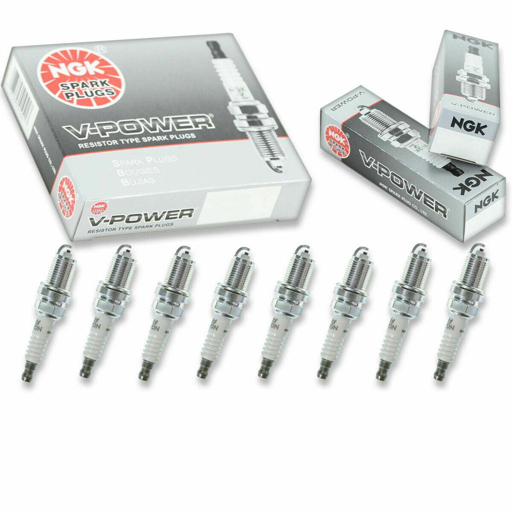 NGK V-POWER Spark Plug Set of 8 for 1994-1997 Dodge Ram 1500 2500 3500 5.2L 5.9L