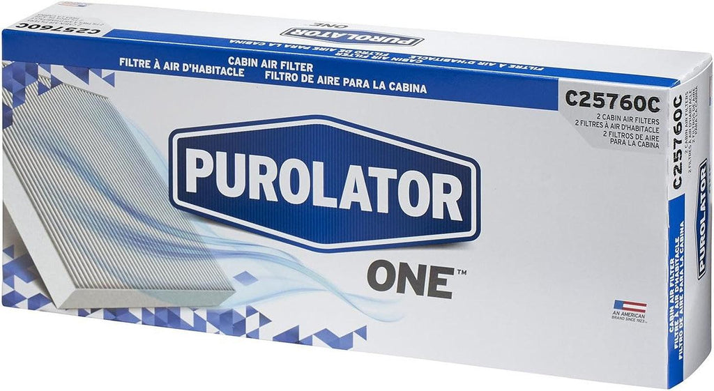 C25760C one Advanced Cabin Air Filter Compatible with Select Audi Vehicles