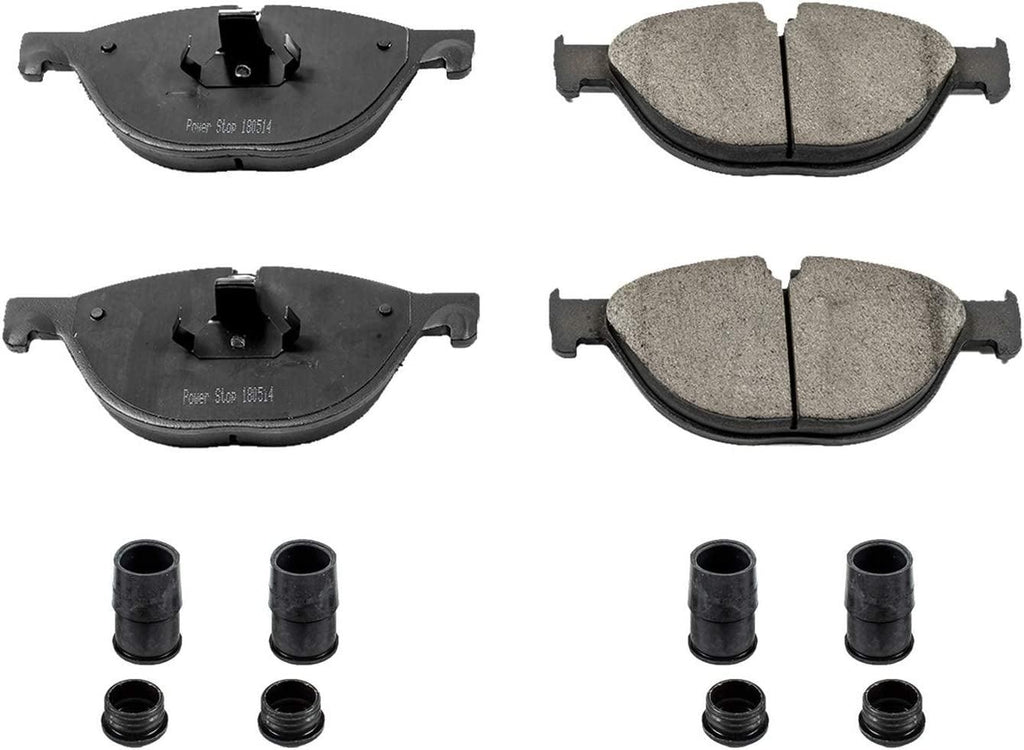 17-1409, Z17 Front Ceramic Brake Pads with Hardware