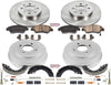 KOE15088DK Autospecialty Front and Rear Replacement Brake Kit-Oe Brake Drums & Ceramic Brake Pads